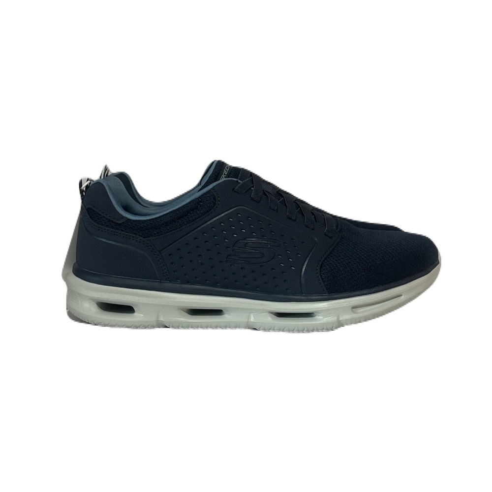 Skechers Glide-Lite Men's Classic Shoes Fit With Memory Foam (Navy, Medium 9) - Picture 8 of 13